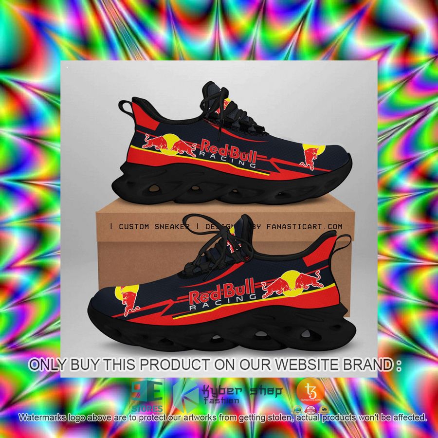 HOT Red Bull Racing Formula One Team Black Red Clunky Max Soul Shoes 3 red bull racing formula one team black red clunky max soul shoes 3 54325