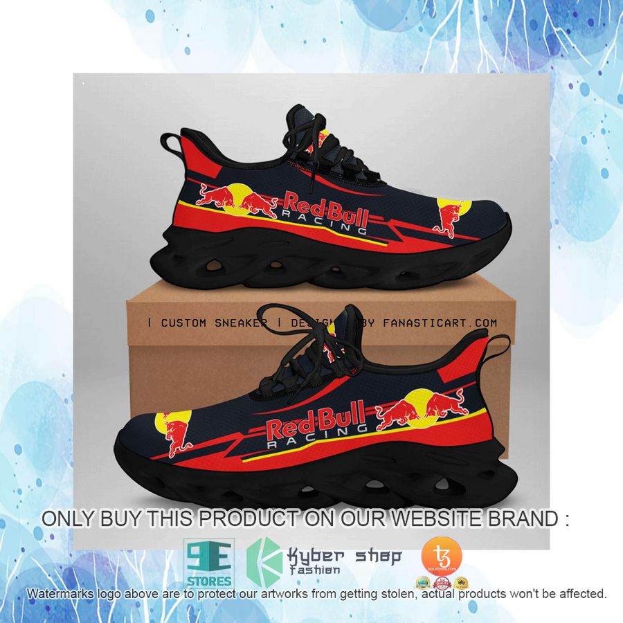 HOT Red Bull Racing Formula One Team Black Red Clunky Max Soul Shoes 4 red bull racing formula one team black red clunky max soul shoes 4 36856