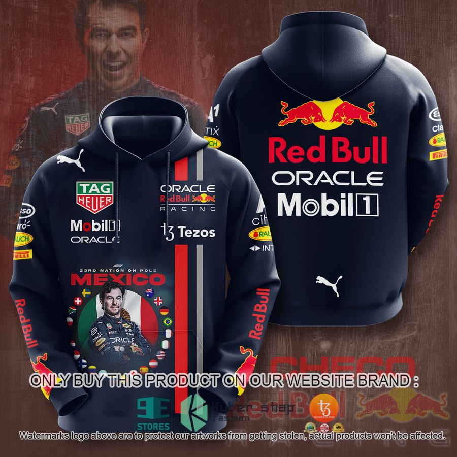 red bull racing mexico tezos navy 3d over printed hoodie 1 98492