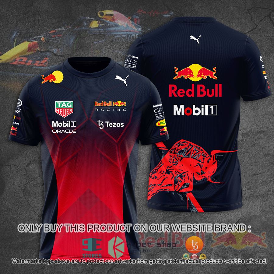 red bull racing mobil 1 tezos navy red 3d t shirt 1 6044