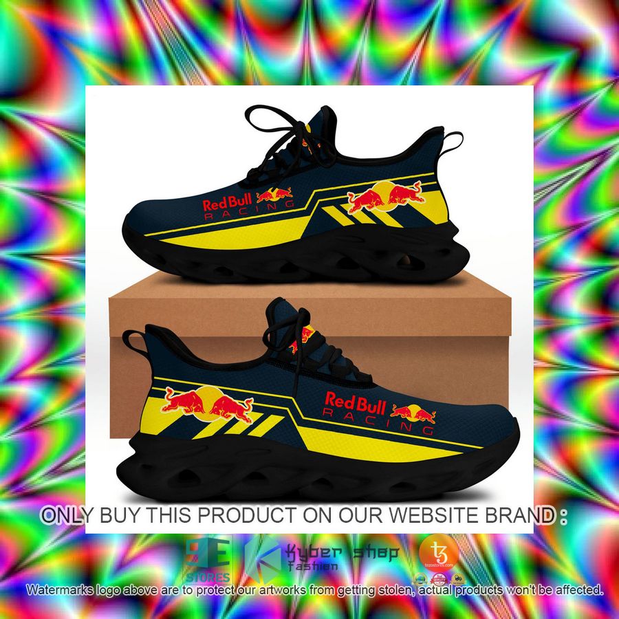 HOT Red Bull Racing Navy Yellow Clunky Max Soul Shoes 3 red bull racing navy yellow clunky max soul shoes 3 91182