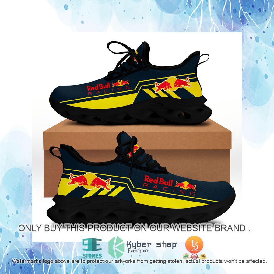 HOT Red Bull Racing Navy Yellow Clunky Max Soul Shoes 4 red bull racing navy yellow clunky max soul shoes 4 48864