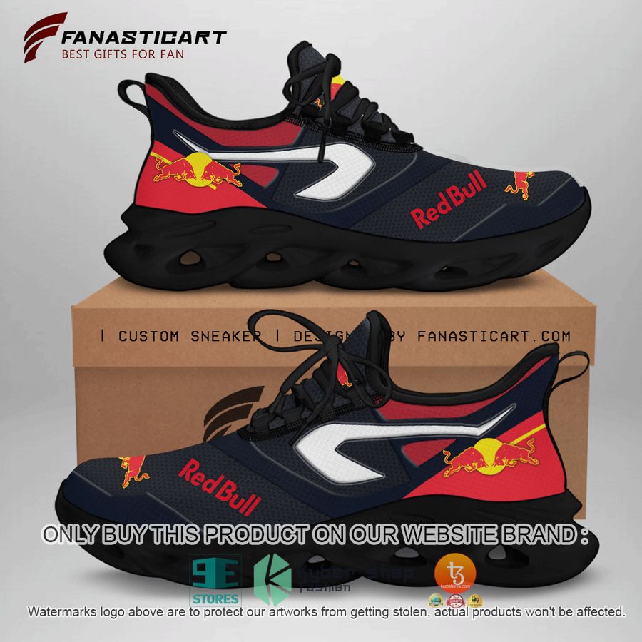 HOT Red Bull Racing Red Black Clunky Max Soul Shoes 9 red bull racing red black clunky max soul shoes 1 39795