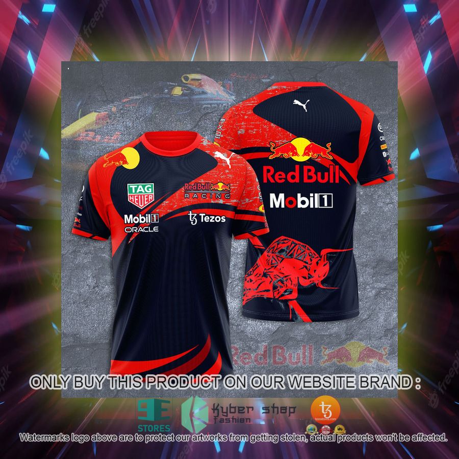 red bull racing tezos mobil 1 oracle red 3d t shirt 2 35749