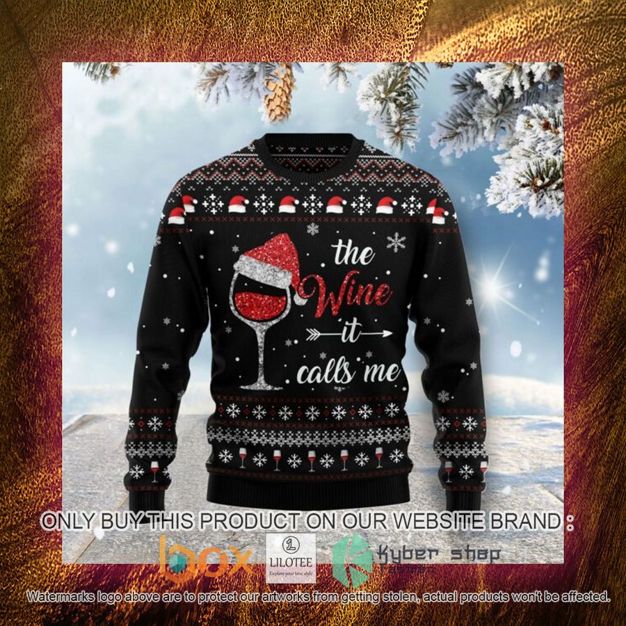 Red Wine It Calls Me Ugly Christmas Sweatshirt 4 red wine it calls me ugly christmas sweatshirt 4 59417