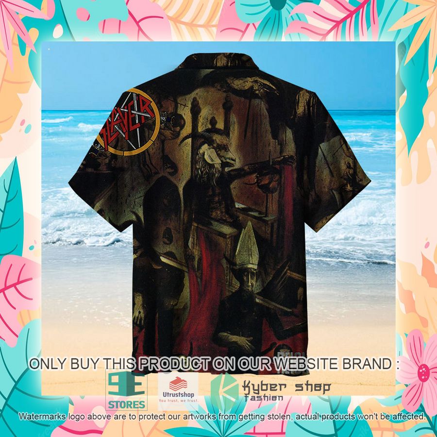 NEW Reign in Blood Slayer Band Hawaii Shirt 8 reign in blood slayer band hawaiian shirt 8 61174