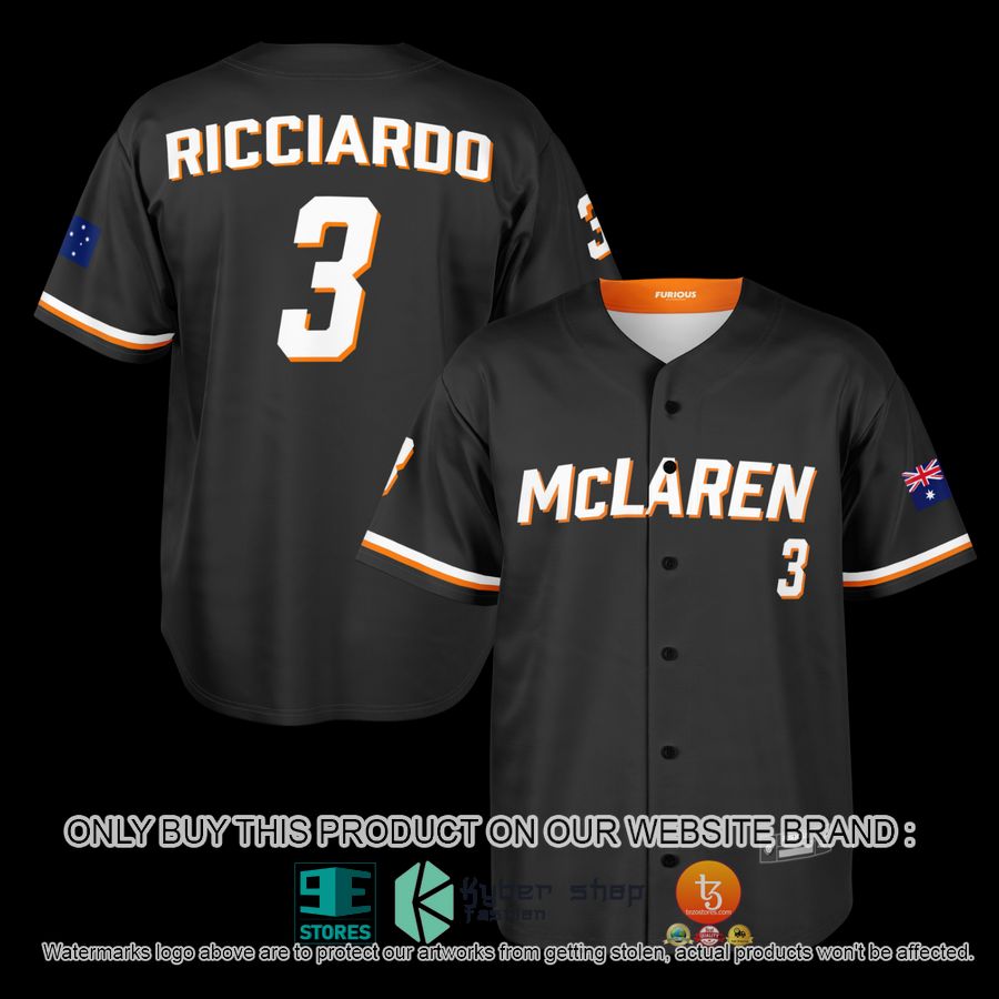 ricciardo 3 black phantom baseball jersey 1 68125