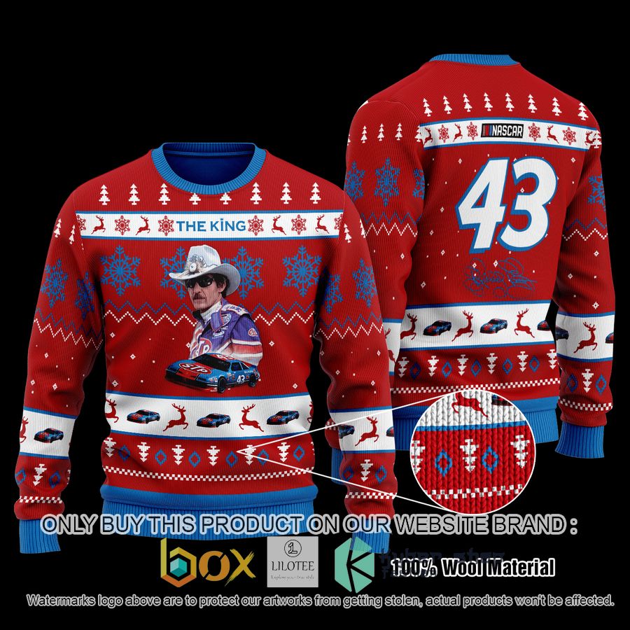 richard petty legend 43 nascar wool sweater 1 61337