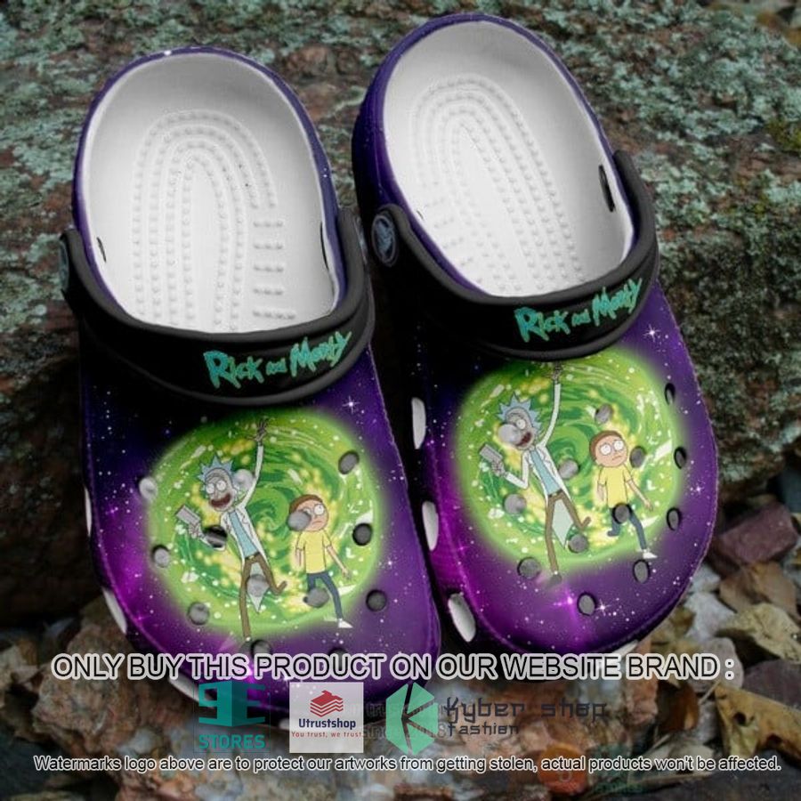 rick and morty crocs crocband shoes 1 467