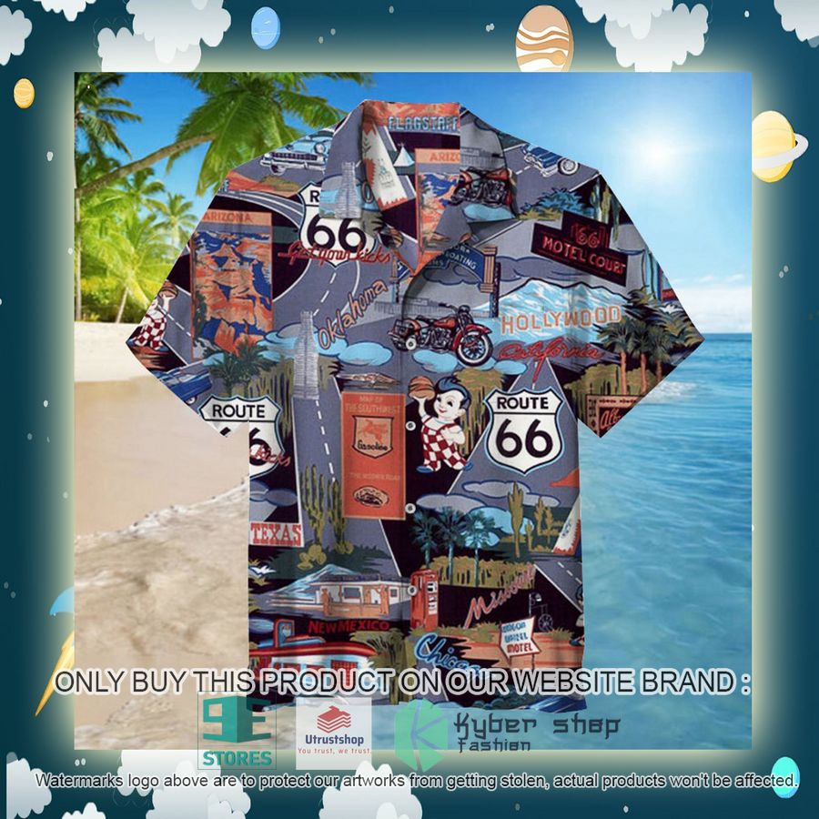 NEW Route 66 Restaurants, Diners and Motels Hawaii Shirt 2 route 66 restaurants diners and motels hawaiian shirt 2 58727