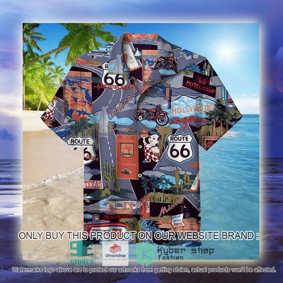 NEW Route 66 Restaurants, Diners and Motels Hawaii Shirt 3 route 66 restaurants diners and motels hawaiian shirt 3 54730