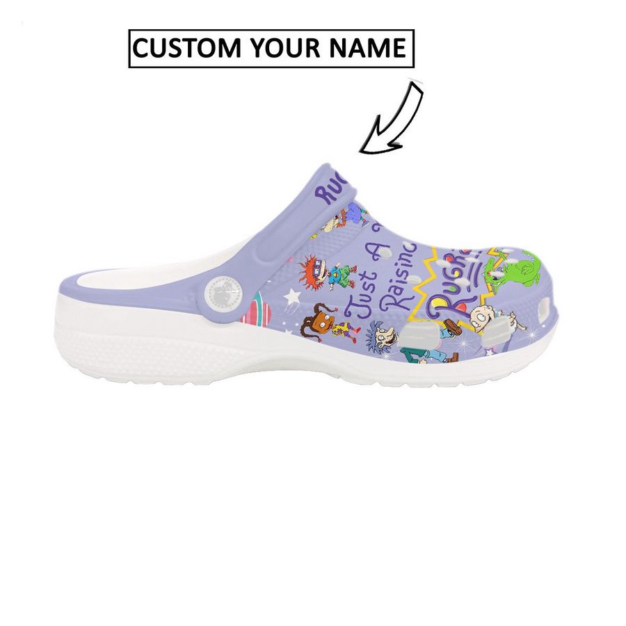 HOT Personalized Rugrats Just A Mama Raising Her Rugrat Crocband Shoes 3 rugrats just a mama raising her rugrat crocband shoes 2