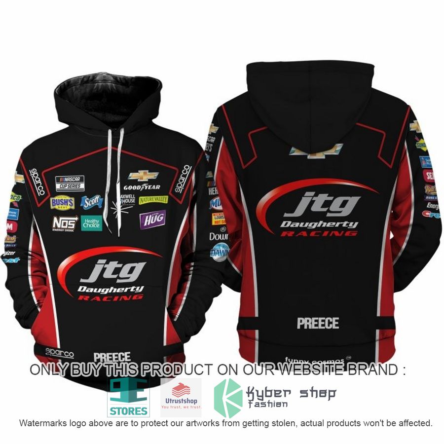 NEW Ryan Preece Nascar 2022 black Sweatpants, Hoodie 2 ryan preece nascar 2022 black hoodie pants 2 67935