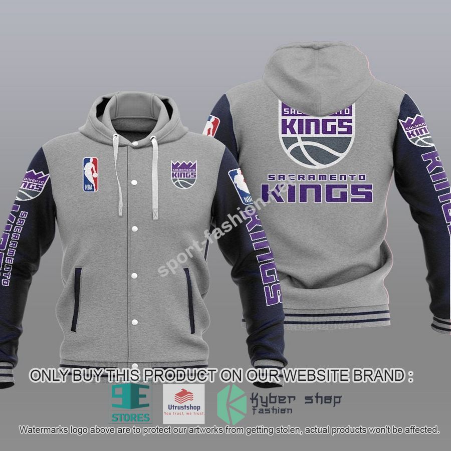 sacramento kings nba baseball hoodie jacket 2 81771