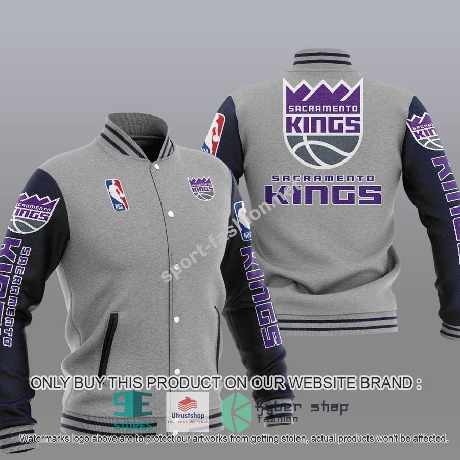sacramento kings nba baseball jacket 2 84838