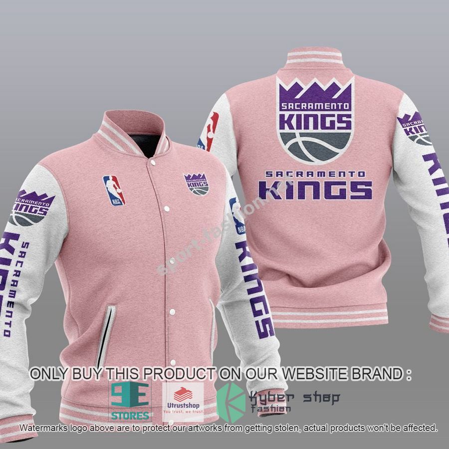 NEW Sacramento Kings Varsity Jacket 4 sacramento kings nba baseball jacket 4 78354