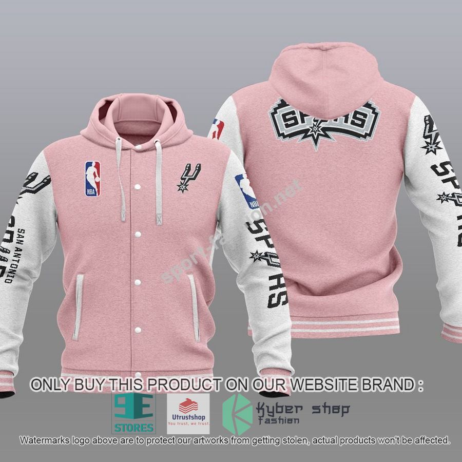 NEW San Antonio Spurs Varsity Hoodie Jacket 4 san antonio spurs nba baseball hoodie jacket 4 82472