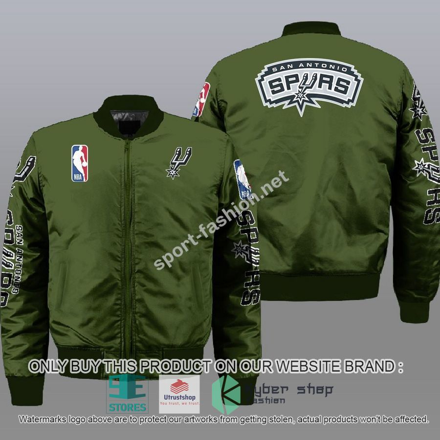 NEW San Antonio Spurs Bomber Jacket 3 san antonio spurs nba bomber jacket 3 34182