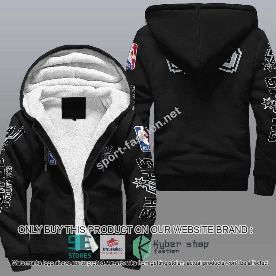san antonio spurs nba fleece hoodie 1 41273