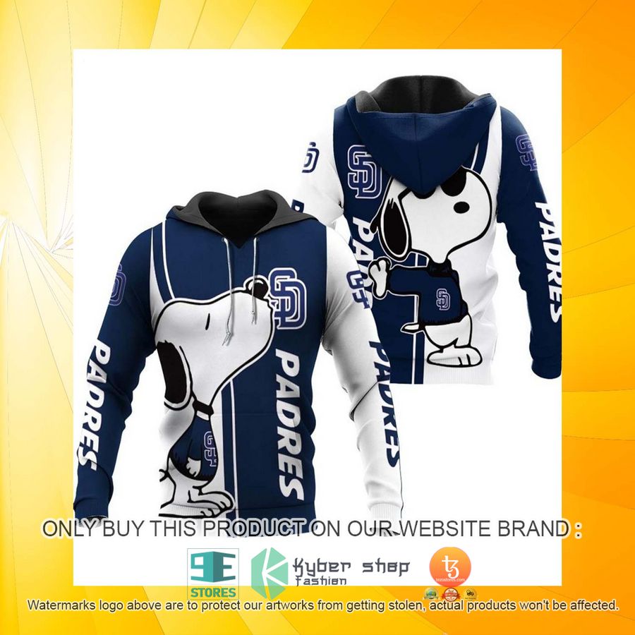 HOT San Diego Padres Snoopy 3D Over Printed Hoodie 3 san diego padres snoopy hoodie 3 92584