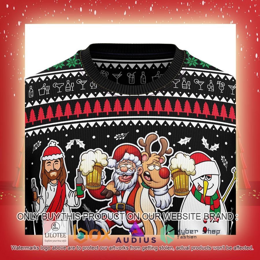Santa Claus Jesus Friend Ugly Christmas Sweater 13 santa claus jesus friend ugly christmas sweater 13 93942