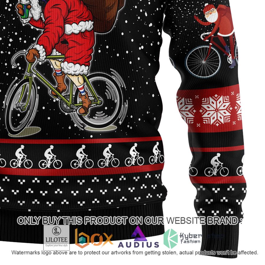 Santa Claus Love Biking Ugly Christmas Sweater 4 santa claus love biking ugly christmas sweater 4 99262