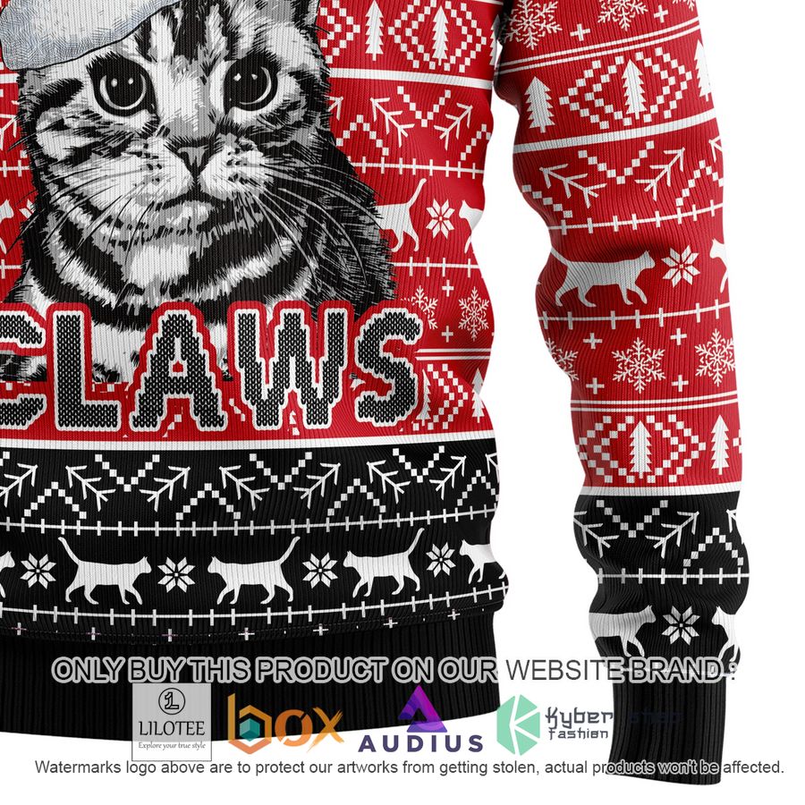 Santa Claws Cat Ugly Christmas Sweater 4 santa claws cat ugly christmas sweater 4 67526