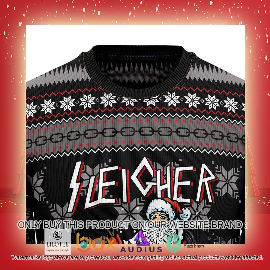 Santa Sleigher Ugly Christmas Sweater 13 santa sleigher ugly christmas sweater 13 97301