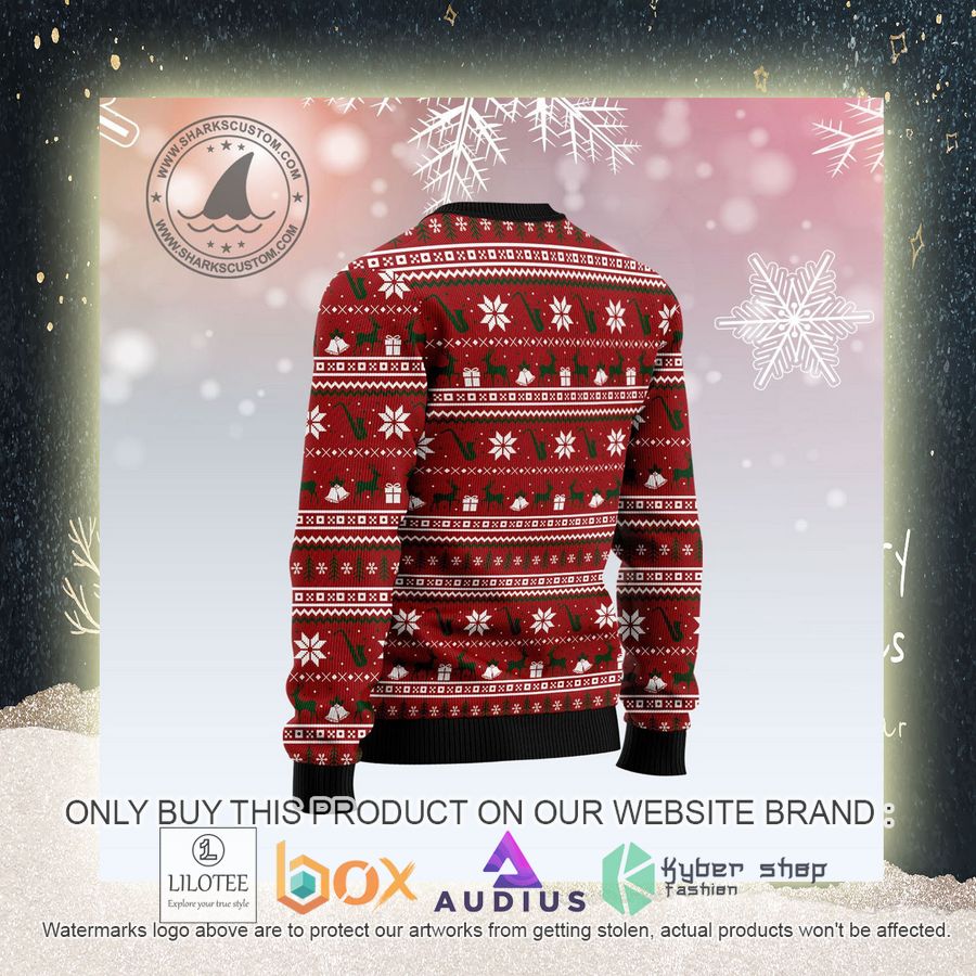 Saxy Holidays Saxophone Ugly Christmas Sweater 5 saxy holidays saxophone ugly christmas sweater 5 15547