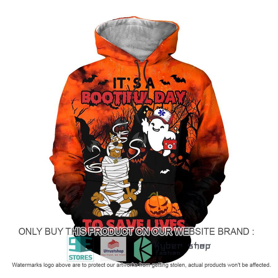 NEW Scooby Doo It's A Bootiful Day To Save Lives Halloween Hoodie 2 scooby doo its a bootiful day to save lives halloween 3d hoodie 2 33121