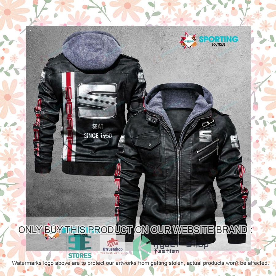 NEW SEAT Since 1950 Men Leather Jacket 7 seat since 1950 leather jacket 7 72343