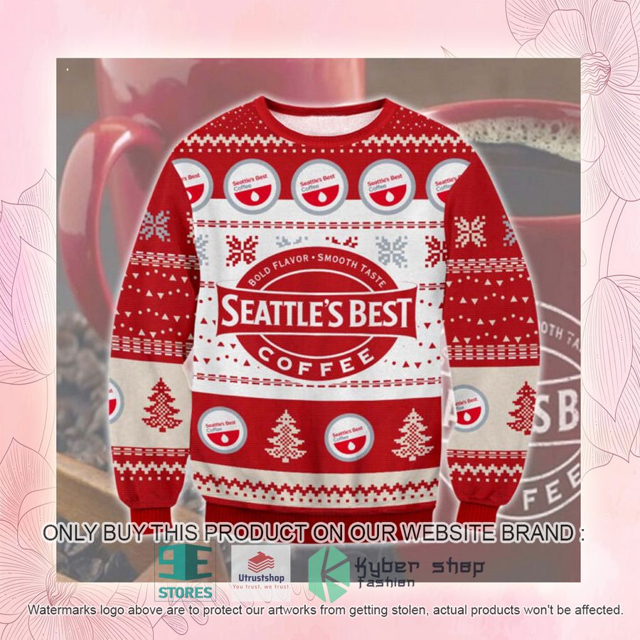 NEW Seatle's Best Coffee Ugly Sweater 2 seatles best coffee ugly christmas sweater 2 9714