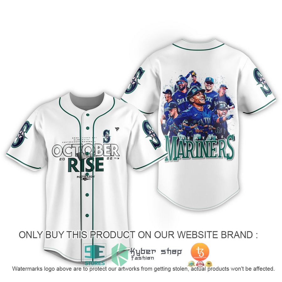 HOT Seattle Mariners October Rise Baseball Jersey 1 seattle mariners october rise baseball jersey 1 29159