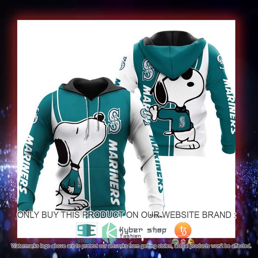 HOT Seattle Mariners Snoopy 3D Over Printed Hoodie 4 seattle mariners snoopy hoodie 4 31004