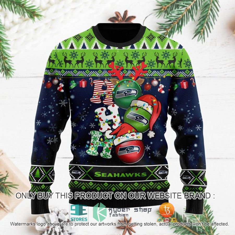 HOT Seattle Seahawks Christmas Decor NFL Sweater 1 seattle seahawks christmas decor nfl ugly christmas sweater 1 28371