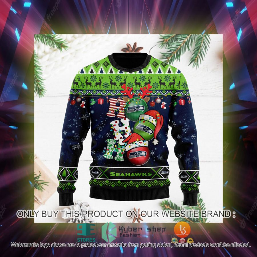 HOT Seattle Seahawks Christmas Decor NFL Sweater 2 seattle seahawks christmas decor nfl ugly christmas sweater 2 24949