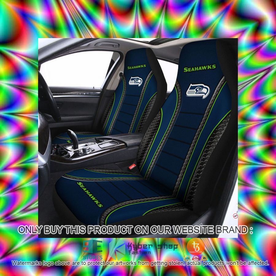 HOT Seattle Seahawks Navy Blue Car Seat Covers 3 seattle seahawks navy blue car seat covers 3 56659
