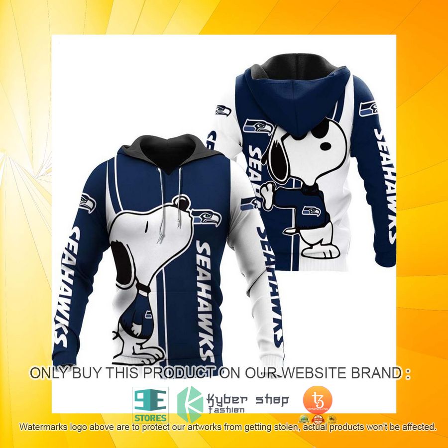 HOT Seattle Seahawks Snoopy 3D Over Printed Hoodie 3 seattle seahawks snoopy hoodie 3 58536