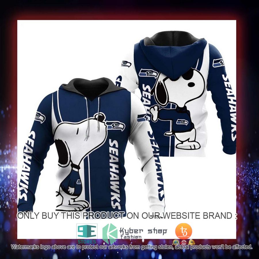 HOT Seattle Seahawks Snoopy 3D Over Printed Hoodie 4 seattle seahawks snoopy hoodie 4 12478