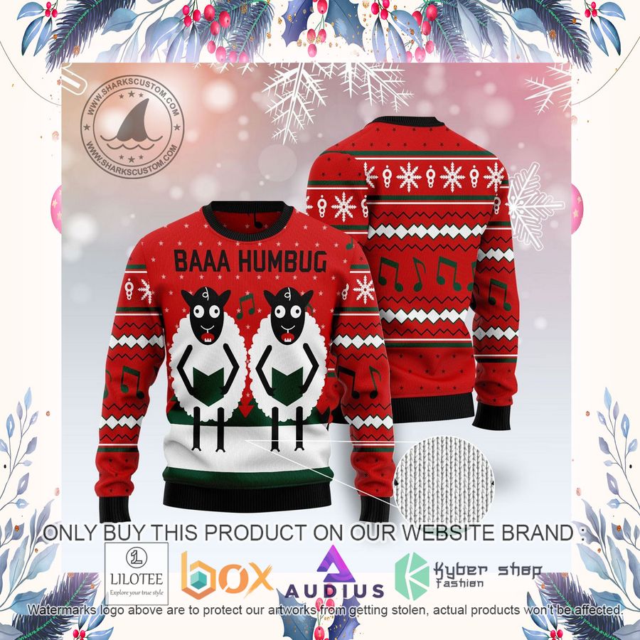 Sheep Lalal Ugly Christmas Sweater 12 sheep lalal ugly christmas sweater 12 2498