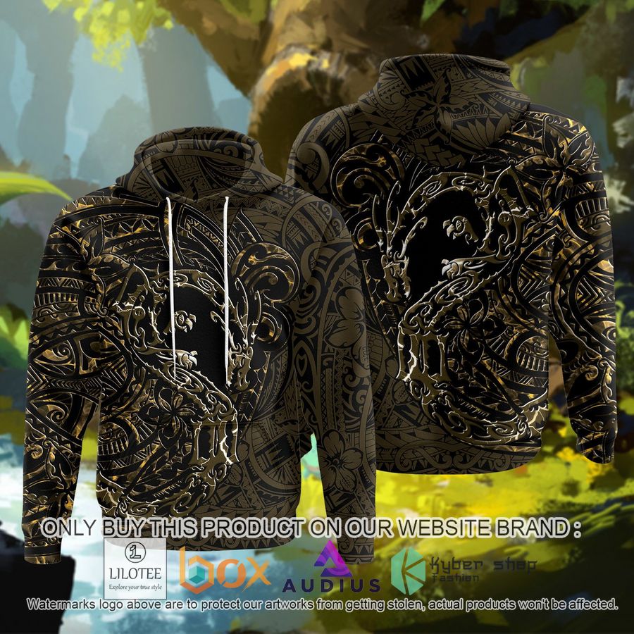 shiny rayquaza polynesian 3d hoodie 1 28868