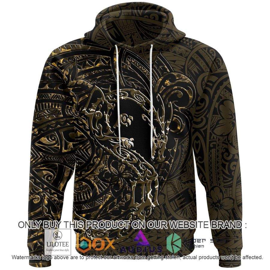 shiny rayquaza polynesian 3d hoodie 2 70499