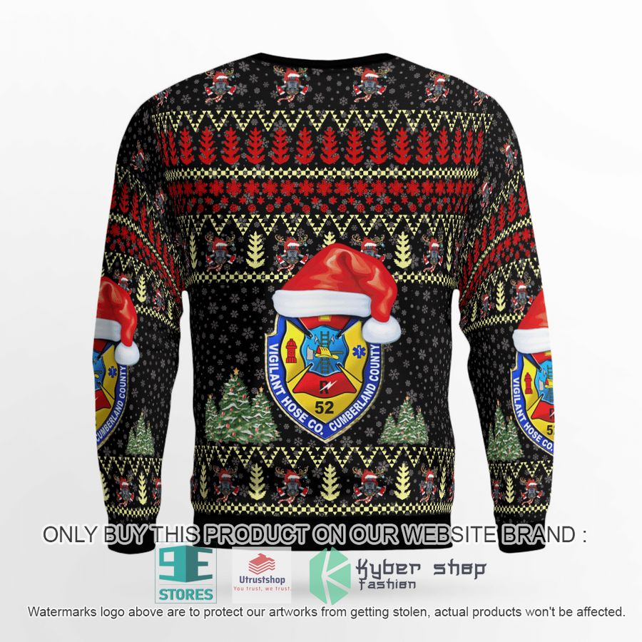 NEW Shippensburg Pennsylvania Vigilant Hose Company 1 black Christmas Sweater 3 shippensburg pennsylvania vigilant hose company 1 black christmas sweater 3 66510