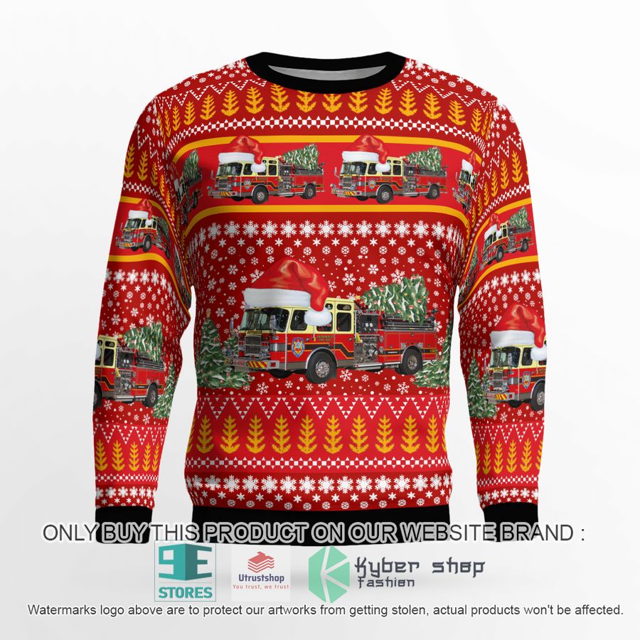shippensburg pennsylvania vigilant hose company 1 red christmas sweater 2 66641