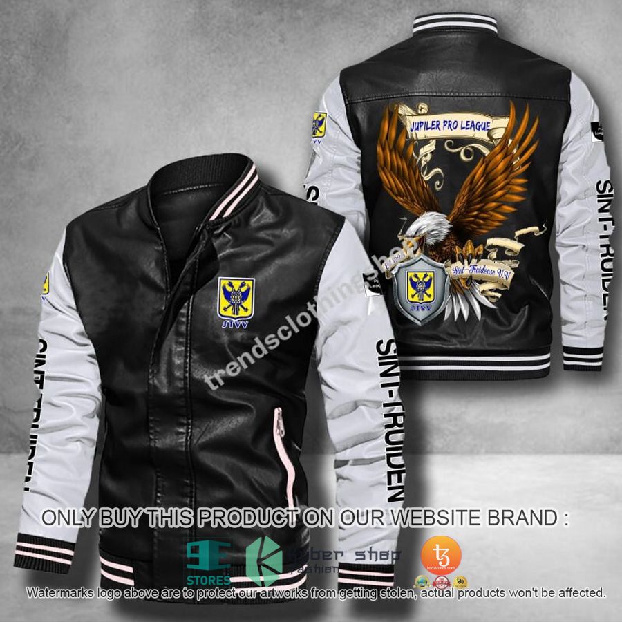 sint truidense eagle league leather bomber jacket 1 39230