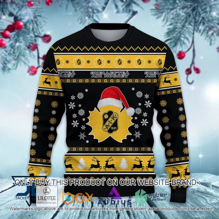 skelleftea aik shl ugly christmas sweater 2 18932