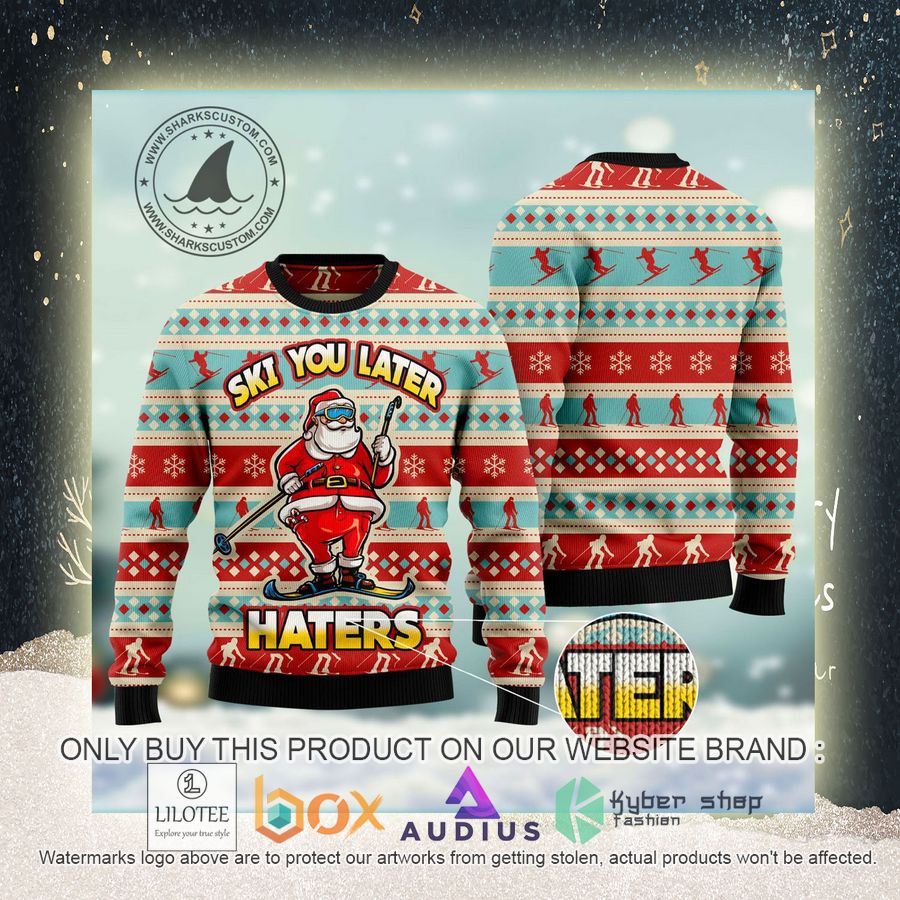 Ski You Later Ugly Christmas Sweater 6 ski you later ugly christmas sweater 6 12283
