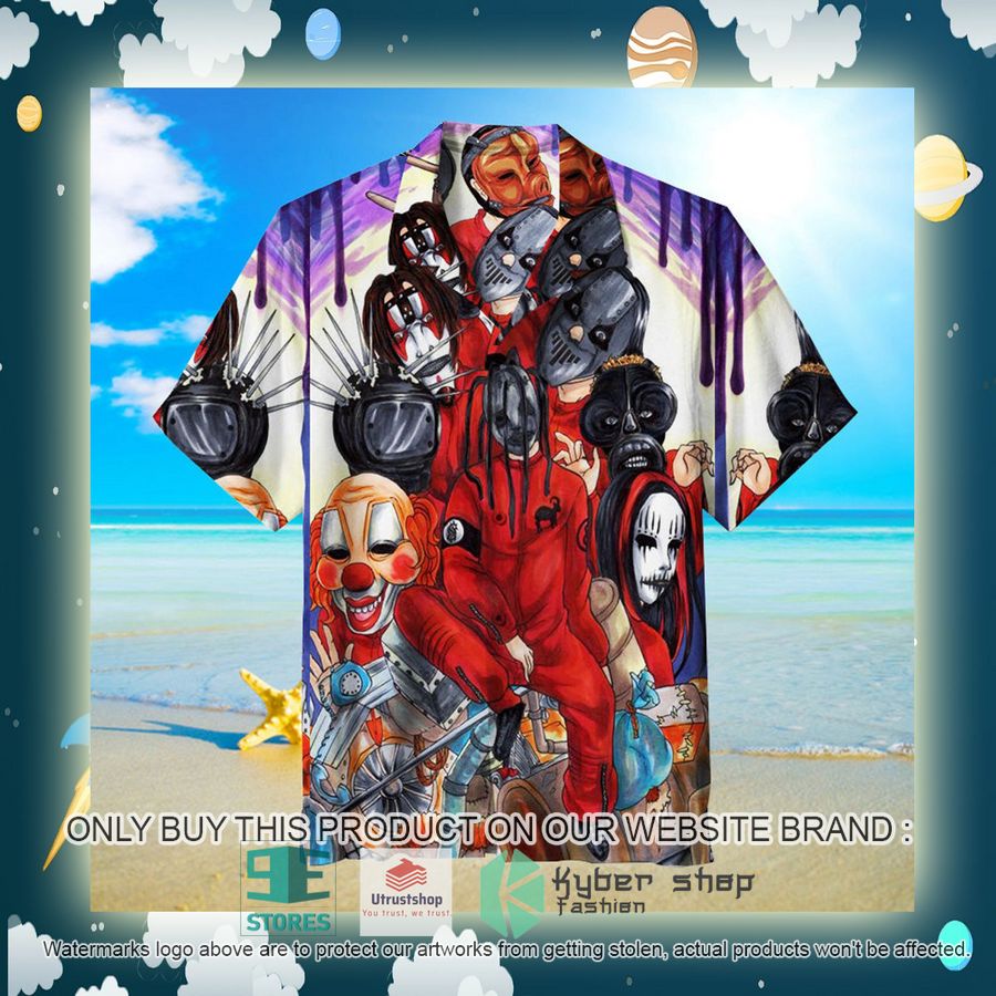 NEW Slipknot Art Hawaii Shirt 2 slipknot art hawaiian shirt 2 17872