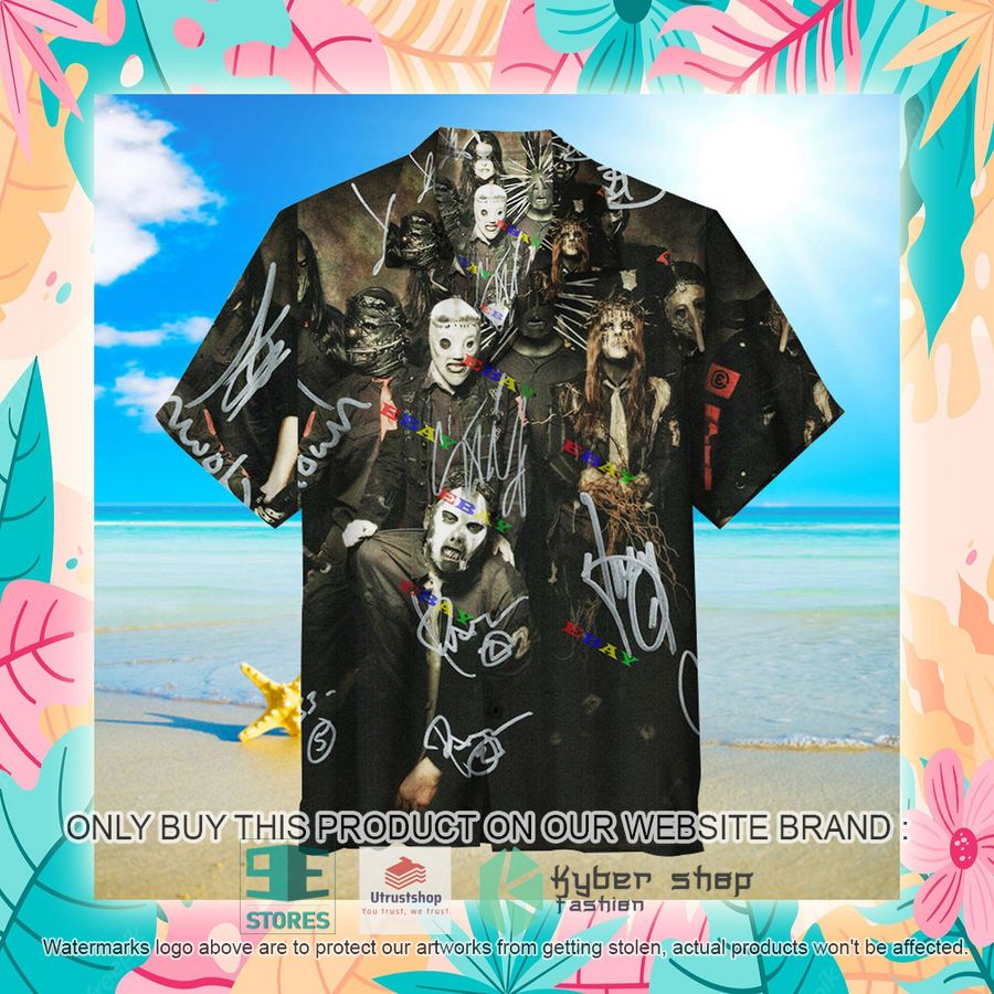 NEW Slipknot black Hawaii Shirt 4 slipknot black hawaiian shirt 4 56651