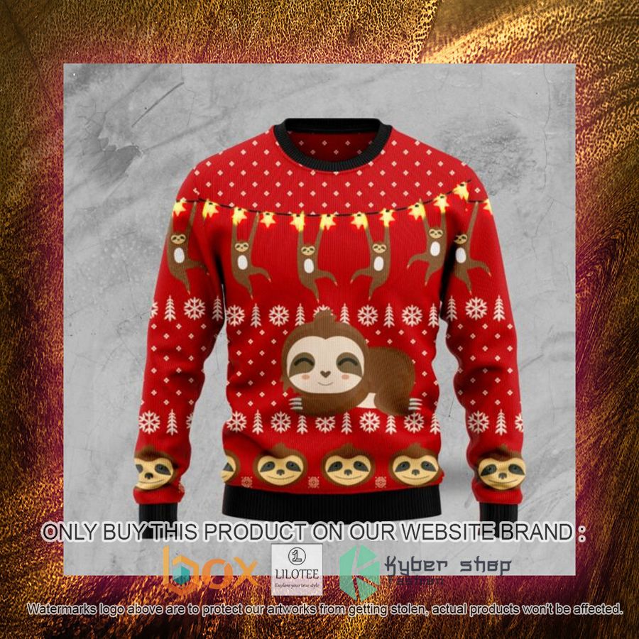 Sloth Lover Ugly Christmas Sweatshirt 4 sloth lover ugly christmas sweatshirt 4 80206